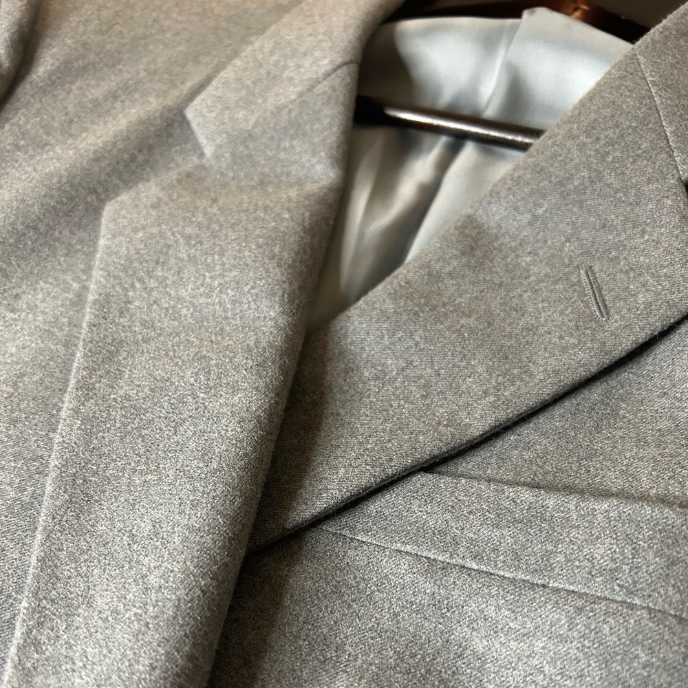 Vintage Oversized Grey Oversized Sports Jacket